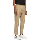 Dolce and Gabbana Beige Straight Leg Trousers