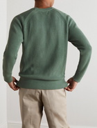 NN07 - Jacobo 6470 Ribbed Cotton Sweater - Green