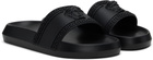 Versace Black Palazzo Pool Slides