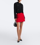 Dolce&Gabbana Cotton-blend bouclé miniskirt