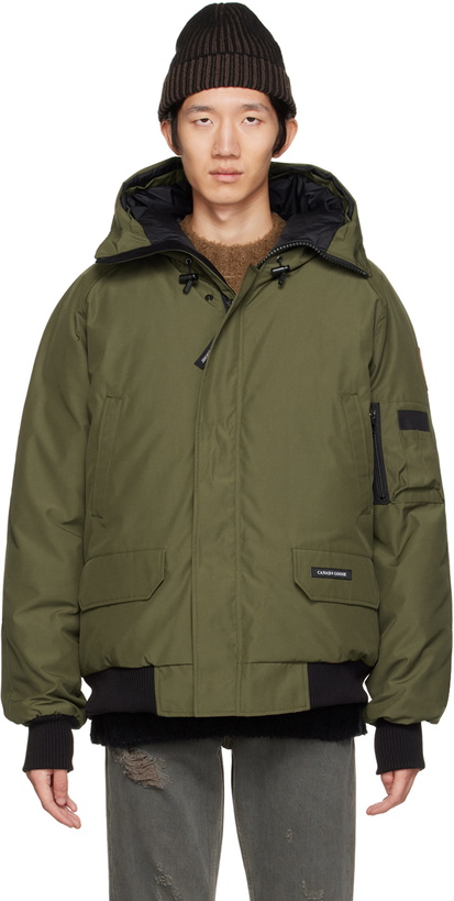 Photo: Canada Goose Khaki Chilliwack Bomber Down Jacket