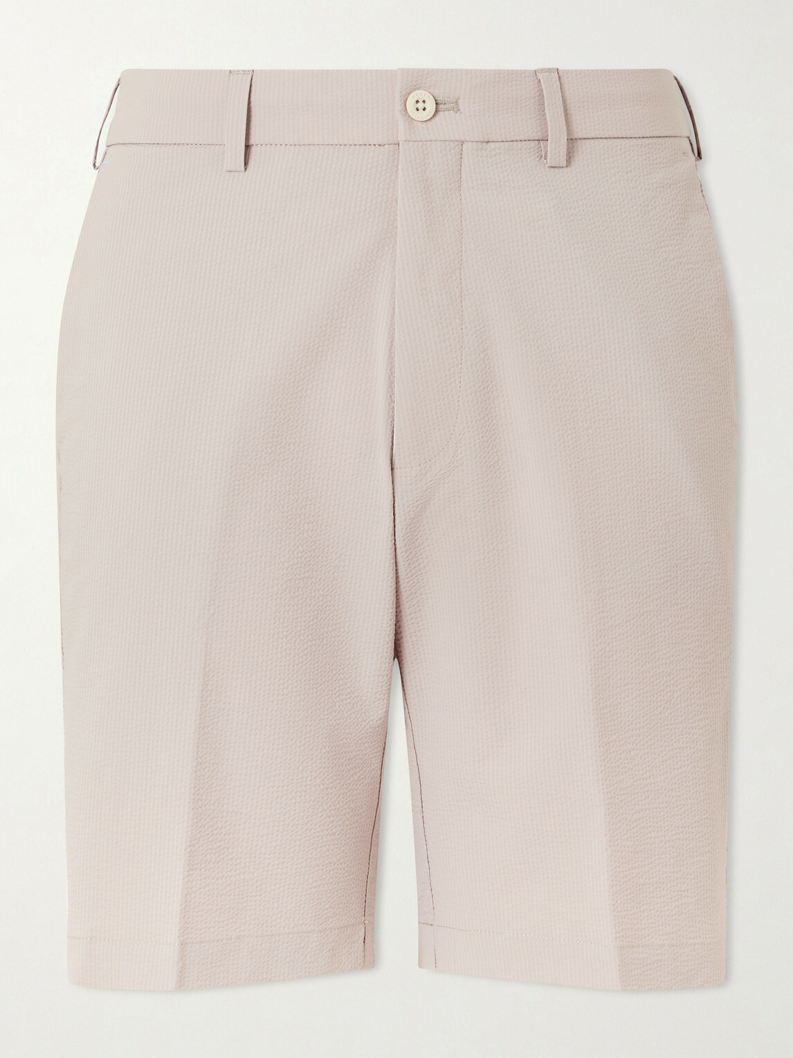 Peter Millar - Matlock Straight-Leg Stretch-Seercucker Shorts - Neutrals