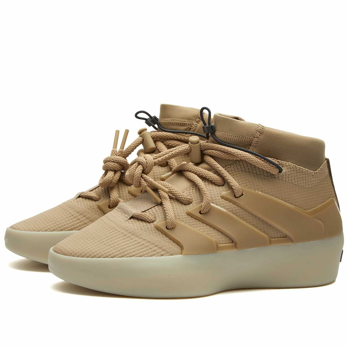 Photo: Adidas x Fear of God Athletics I Basketball Sneakers in Clay