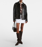 Prada Leather knee-high boots