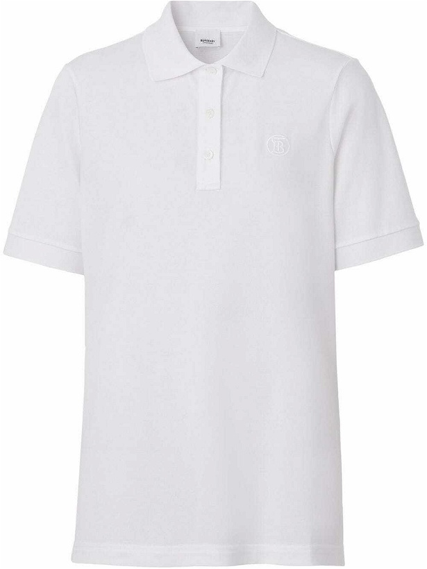 Photo: BURBERRY - Logo Cotton Polo Shirt