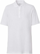 BURBERRY - Logo Cotton Polo Shirt