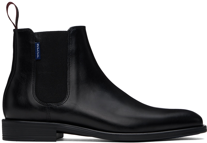 Photo: PS by Paul Smith Black Leather Cedric Boots