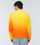 ERL - Gradient mohair-blend sweater