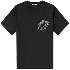 Flagstuff Men's Donut Logo T-Shirt in Black