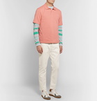 Acne Studios - Elton Cotton-Piqué Polo Shirt - Men - Pink