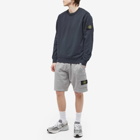 Stone Island Men's Garment Dyed Crew Neck Sweat in Navy