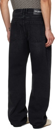 Balmain Black Loose Jeans