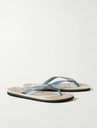 Maison Kitsuné - Havaianas Logo-Print PVC and Rubber Flip Flops - Blue