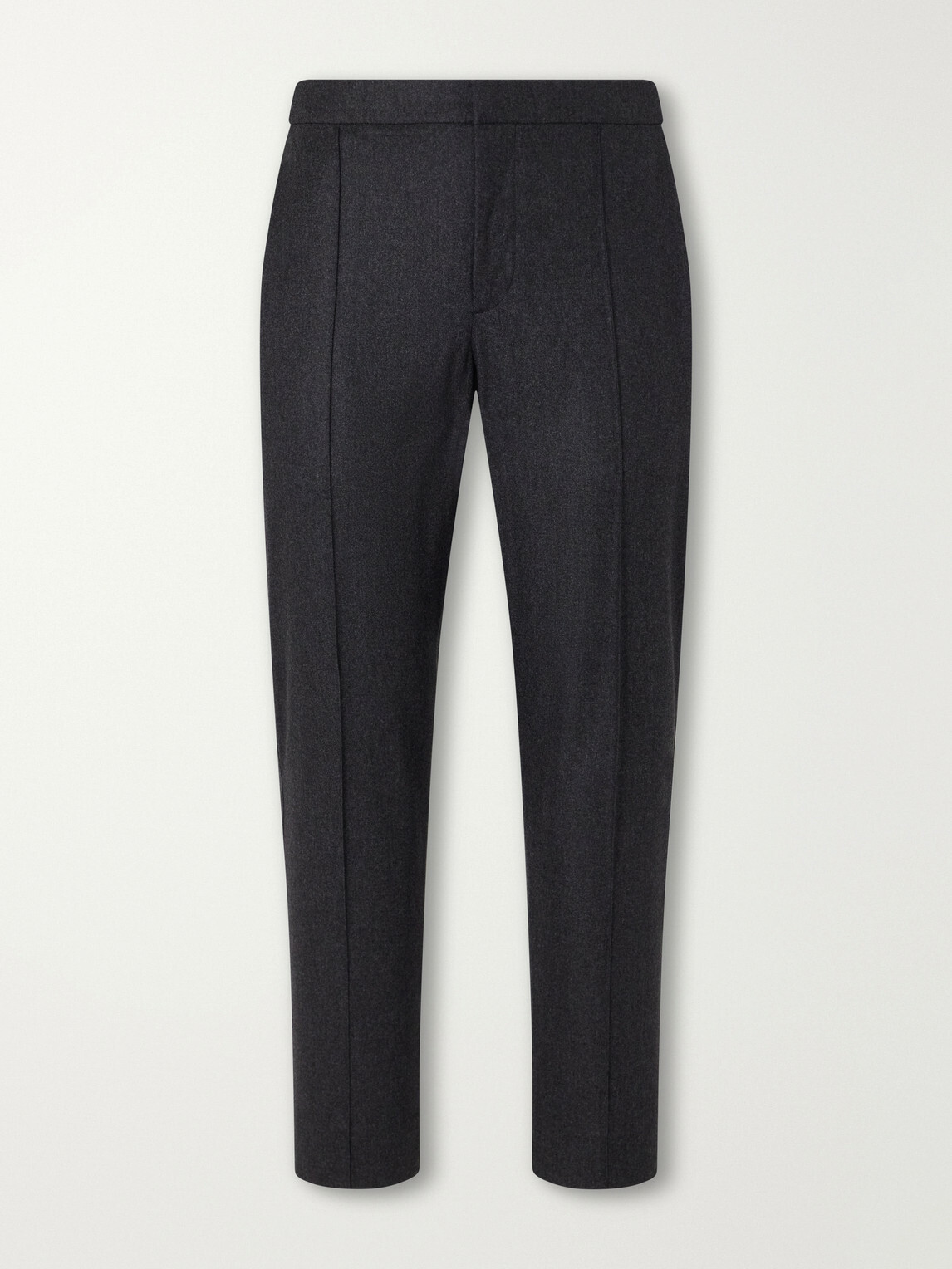 Zegna - Straight-Leg Wool, Cashmere and Silk-Blend Trousers - Gray