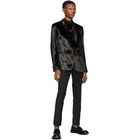 Paul Smith Black Crushed Velvet Blazer