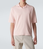 Auralee Silk polo shirt