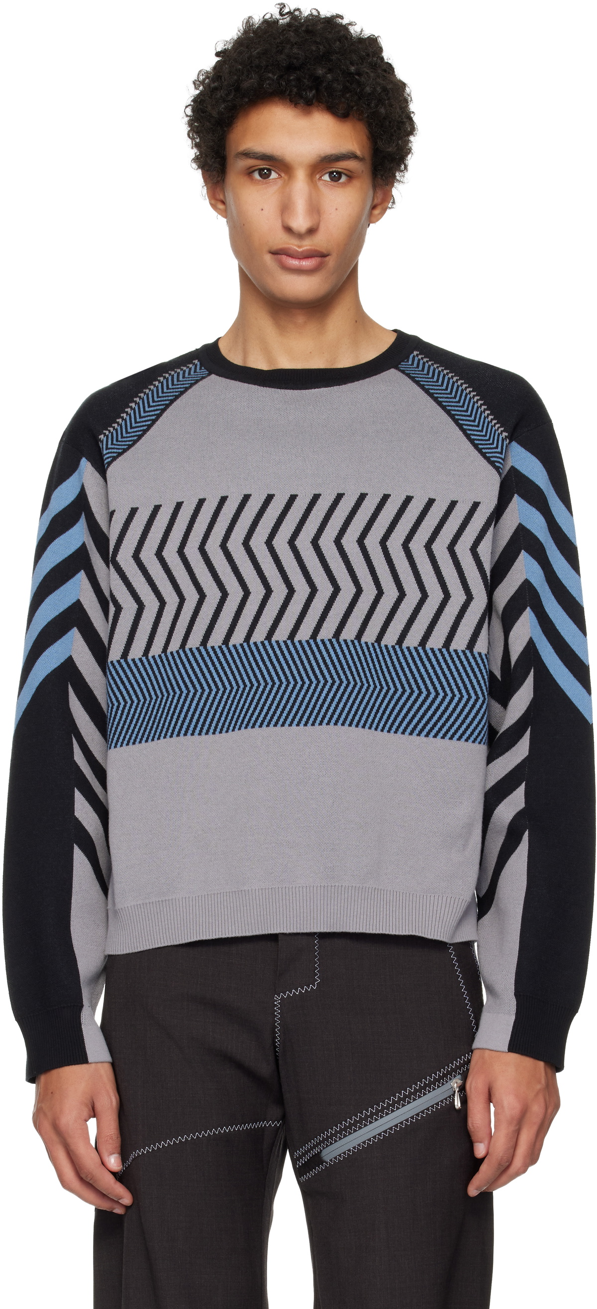 Kiko Kostadinov Black Merli Twinset Cardigan Kiko Kostadinov
