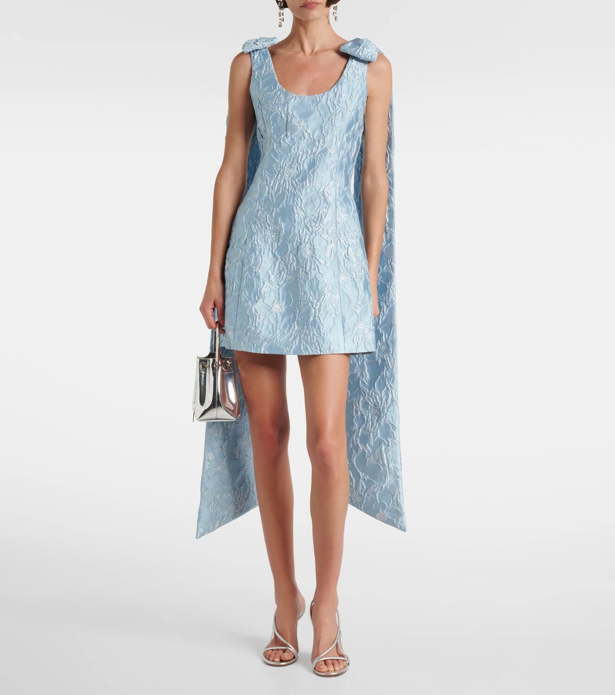 Markarian Lamé brocade minidress
