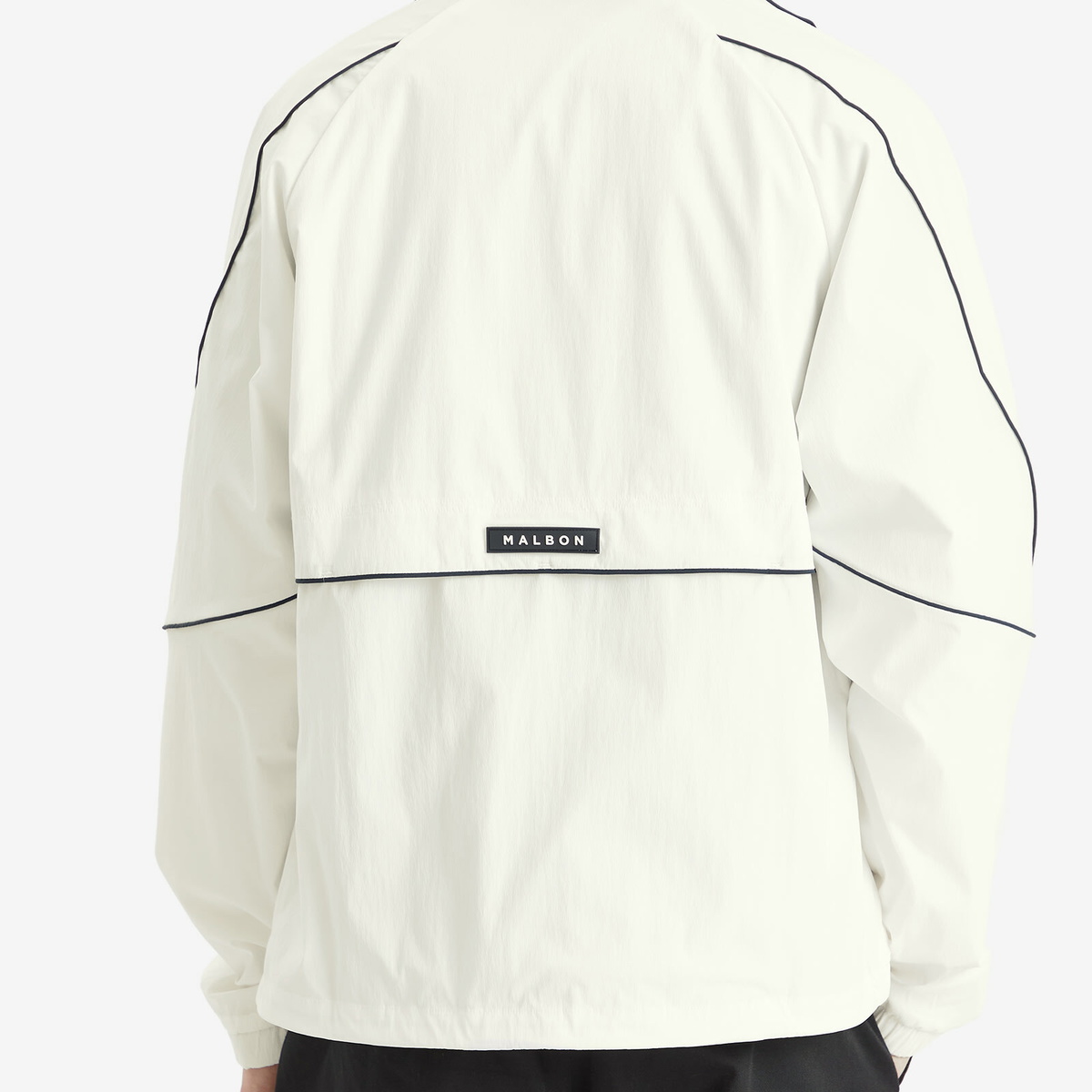 Malbon Men's Riva Nylon Jacket in White