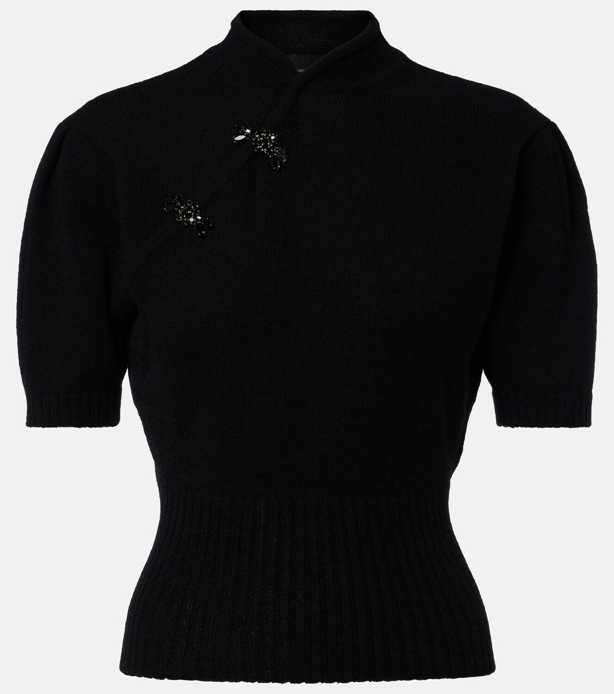 Simone Rocha Embellished cashmere sweater