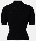 Simone Rocha Embellished cashmere sweater