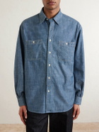 FrizmWORKS - Kuroki Cotton-Chambray Shirt - Blue
