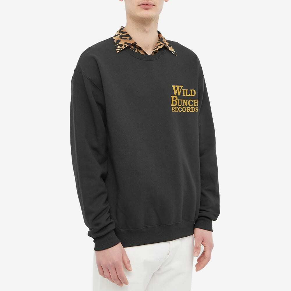 Wacko Maria Men's Wild Bunch Crew Sweat in Black Wacko Maria