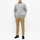 Battenwear Men's Reach Up Crew Sweat in Heather Grey