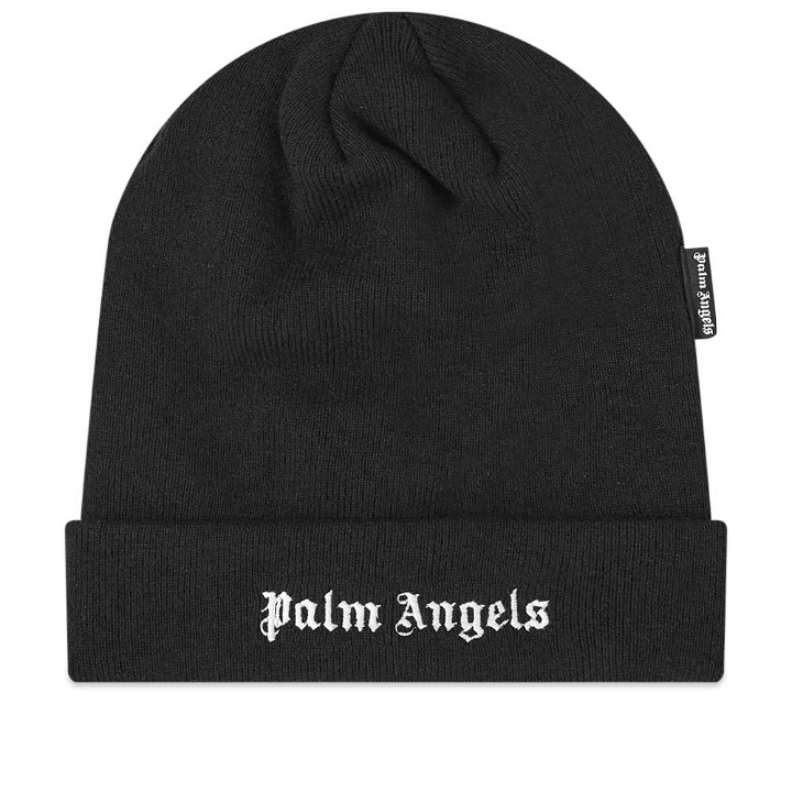 Photo: Palm Angels Logo Beanie Hat