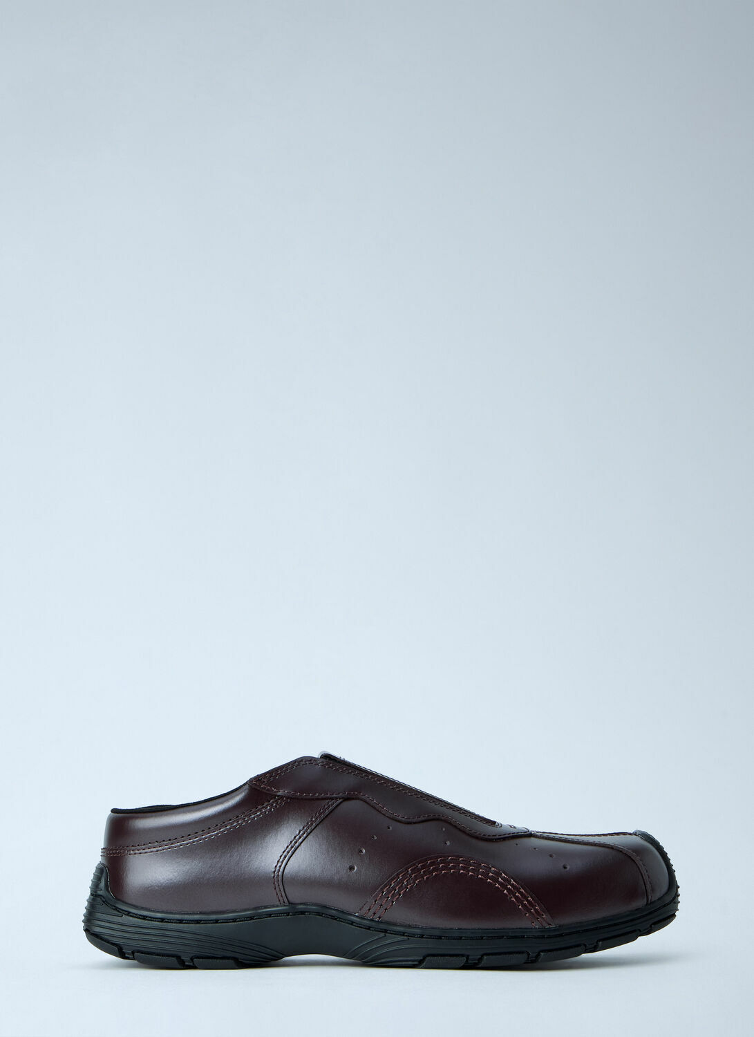 Dr. Martens Aurix Oxblood Satin Finish Leather Slip Ons