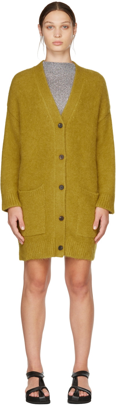 DRAE Yellow Alpaca Cardigan