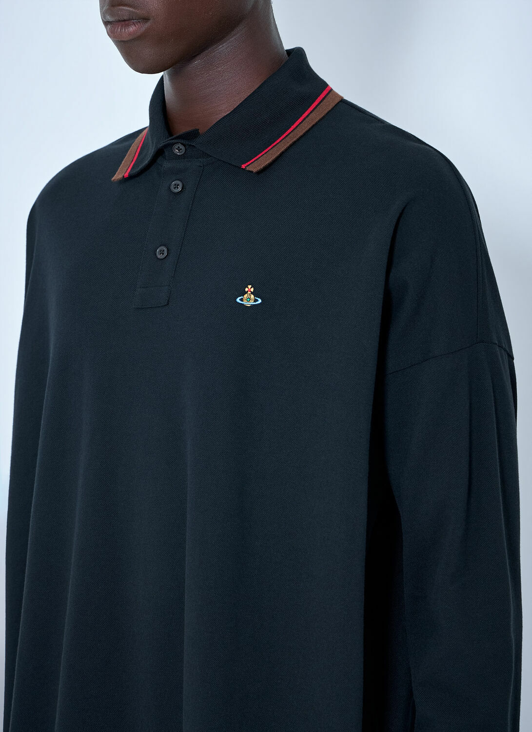 Vivienne Westwood Long Sleeve Polo Shirt