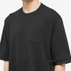 Sacai Men's Sport Mix T-Shirt in Black