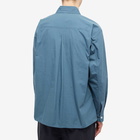 Margaret Howell Men's Inverted Pocket Shirt in Teal