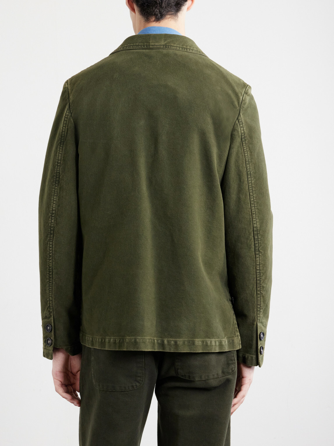 Massimo Alba - Baglieto Cotton Blazer - Green