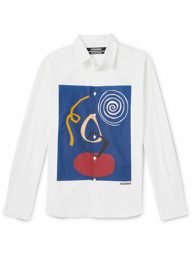 Photo: Jacquemus - Simon Printed Cotton Shirt - White