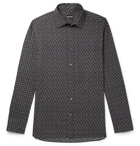 TOM FORD - Paisley-Print Cotton and Lyocell-Blend Shirt - Gray