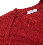 Inis Meáin - Donegal Merino Wool and Cashmere-Blend Sweater - Burgundy
