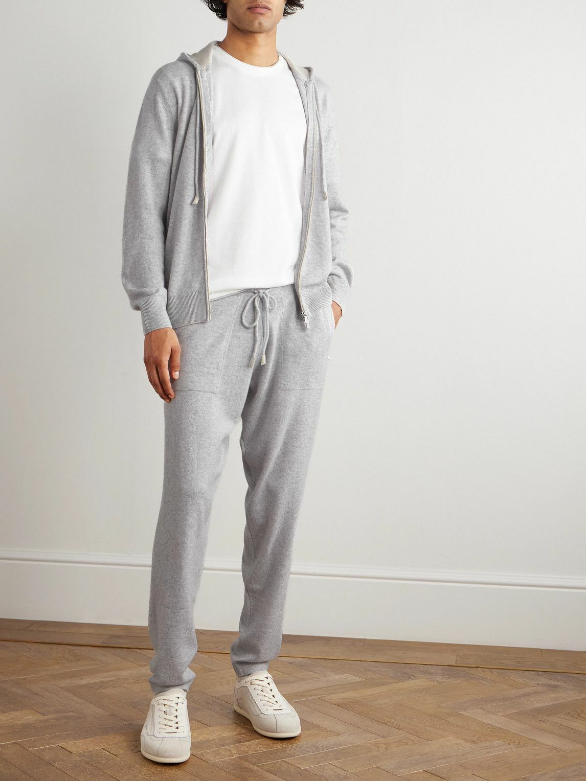 Eleventy - Tapered Cashmere Sweatpants - Gray