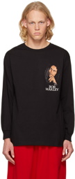 WACKO MARIA Black Printed Long-Sleeve T-Shirt