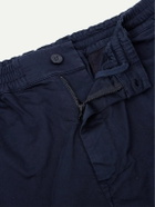 C.P. Company - Straight-Leg Logo-Appliquéd Cotton-Blend Cargo Trousers - Blue