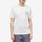 C.P. Company Men's Metropolis Box Logo T-Shirt in White