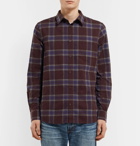 Norse Projects - Osvald Slim-Fit Checked Cotton-Flannel Shirt - Men - Burgundy