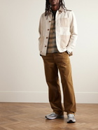 YMC - Dean Button-Down Collar Checked Cotton-Blend Seersucker Shirt - Brown