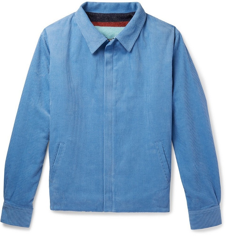 Photo: The Elder Statesman - Cotton-Corduroy Jacket - Light blue
