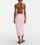 Jacquemus Paréo draped beach cover-up