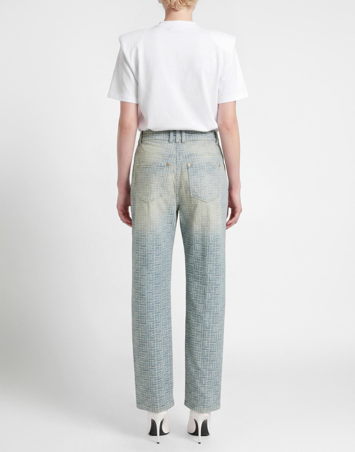 Balmain Womens Jeans in Blue