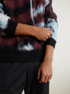 Aztech Mountain - Brushed Knitted Sweater - Burgundy