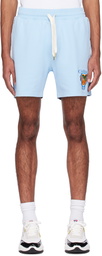 Casablanca Blue Drawstring Shorts