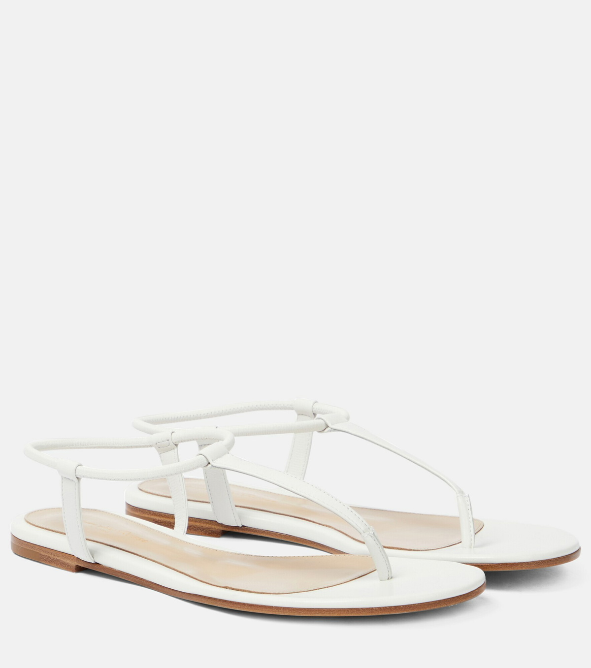 Gianvito Rossi - Jaey leather thong sandals Gianvito Rossi